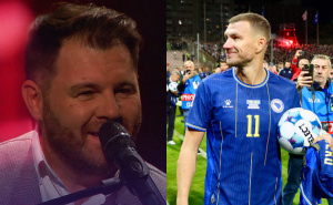 Foto: Screenshot / YouTube - Dž. K / Radiosarajevo.ba / Eldin Huseinbegović i Edin Džeko