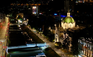 FOTO: Radiosarajevo.ba / Sarajevo noću iz zraka