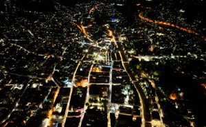 FOTO: Radiosarajevo.ba / Sarajevo noću iz zraka