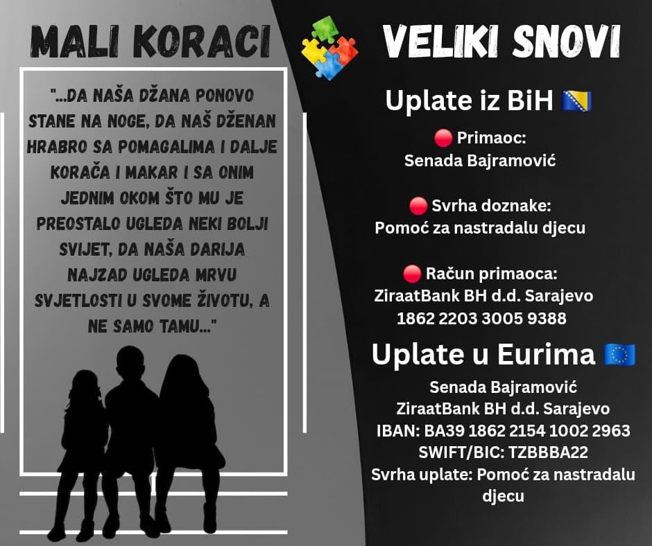 Apel za pomoć stradaloj djeci