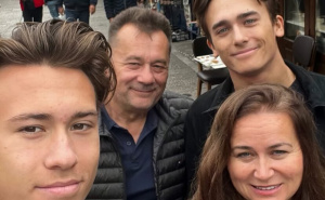 Foto: Instagram / Dino Beganović sa porodicom