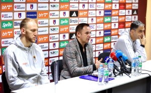 Foto: Dž.K. / Radiosarajevo.ba / Press konferencija KK Bosne pred duel s Partizanom