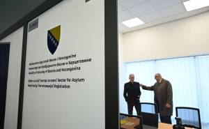 Foto: N.G./Radiosarajevo.bs / Svečano otvorene prostorije Sektora za azil Ministarstva sigurnosti BiH