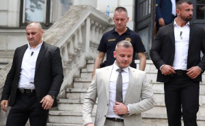 Foto: Društvene mreže / Ibrahim Handanović (na slici desno) u pratnji Rusmira Isaka (Foto: Istraga.ba)