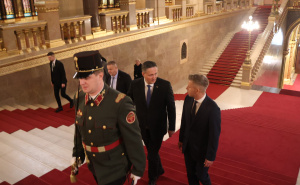Foto: Kabinet Denisa Bećirovića / Denis Bećirović i Peter Magyar
