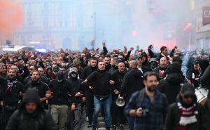 Foto: N.G./Radiosarajevo.ba / Korteo Horde zla
