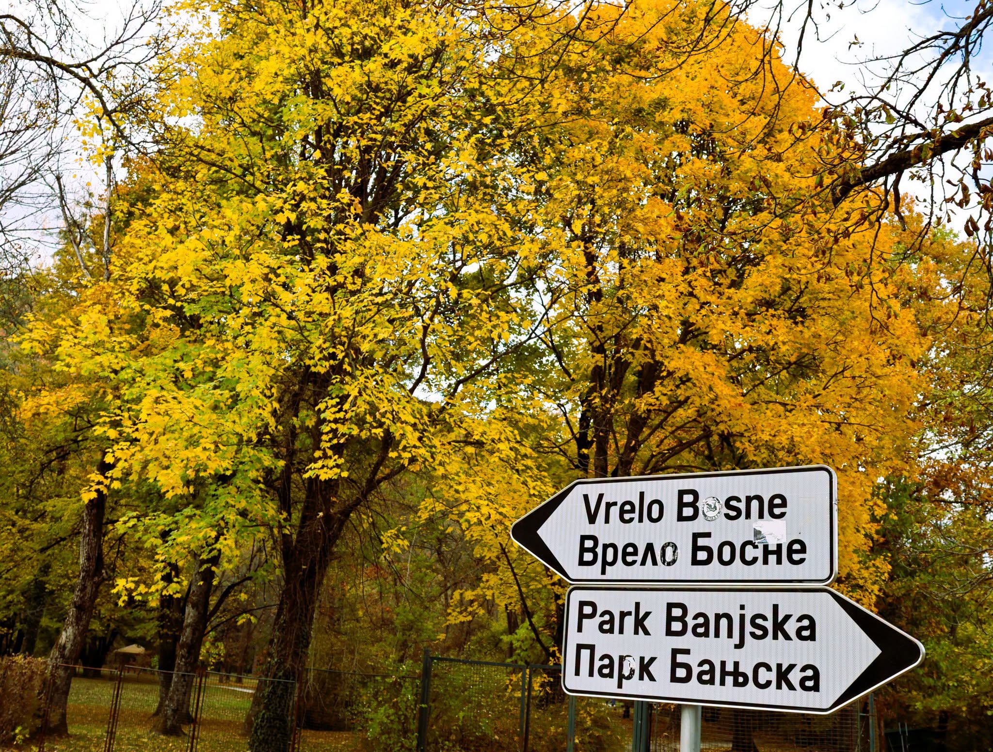 Ilidža u bojama jeseni