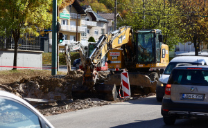 Foto: Dž. K. / Radiosarajevo.ba / Ulica Ive Andrića, asfaltiranje