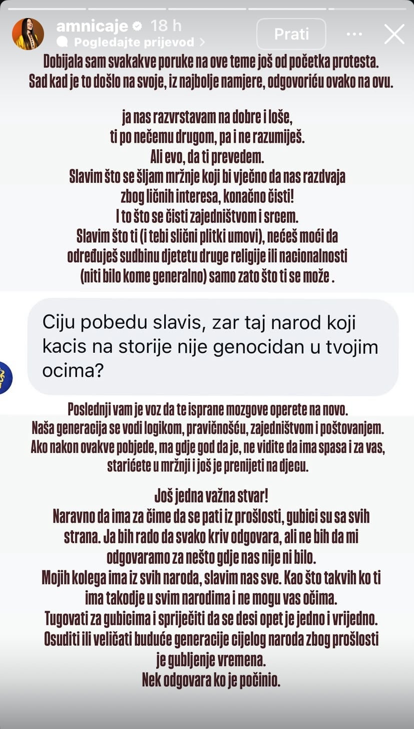 Amna Alajbegović / @amnicaje