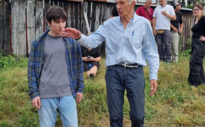 Foto: Urban magazin / Issa Osmić i Ademir Kenović na setu "Kad sam bio hodža"