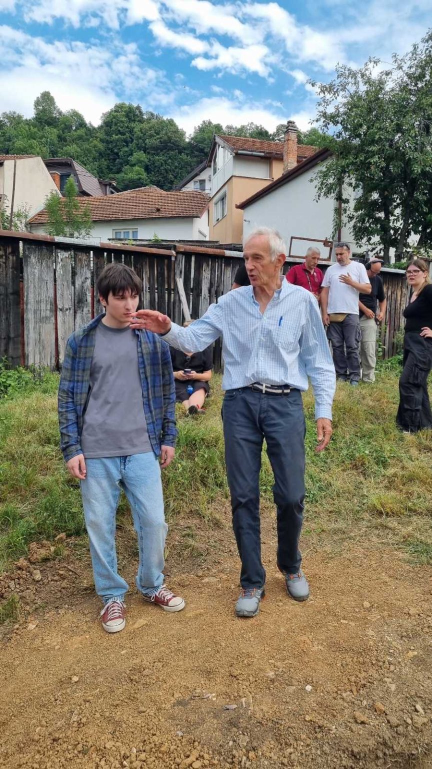 Issa Osmić i Ademir Kenović na setu 