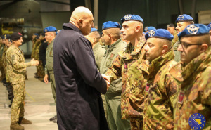 Foto: EUFOR / Guido Crosetto psojetio kamp Butmir